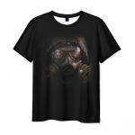 Merchandise Men T-Shirt Stalker Black Mask Hero