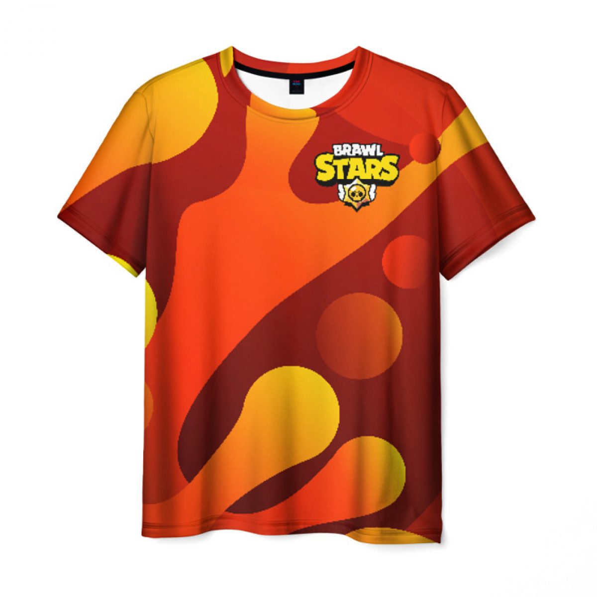 Buy Men S T Shirt Orange Brawl Stars Clothes Design Merch Idolstore - brawl star millennium