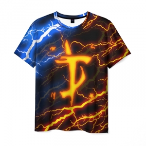 Collectibles Men'S T-Shirt Lighting Design Doom Slayer Print