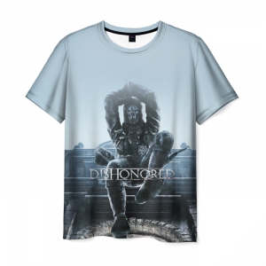 Merch Men'S T-Shirt Dishonored Scene Print Design