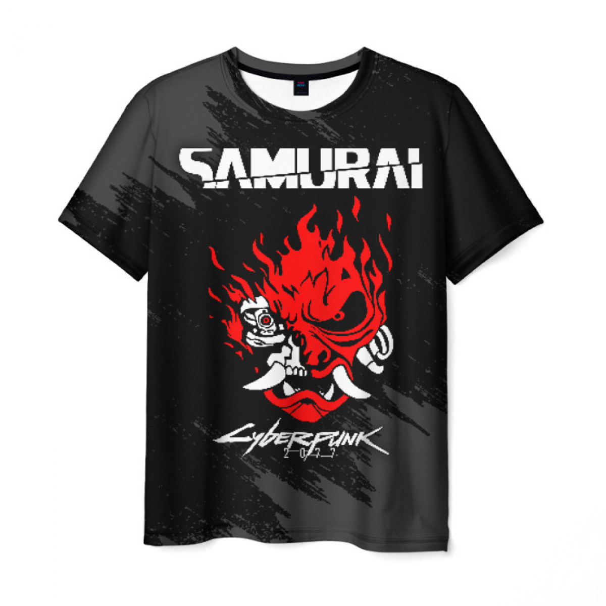 Cyberpunk samurai t shirt фото 2