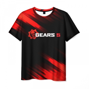 Merchandise Men'S T-Shirt Print Black Gears Of War Apparel