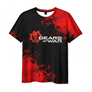 Merchandise Men'S T-Shirt Gears Of War God Of War Print Black