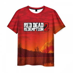 Merchandise Men'S T-Shirt Picture Print Game Red Dead Redemption
