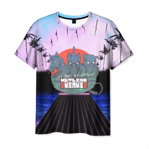 Collectibles Men'S T-Shirt Hotline Miami Merch Clothes Print