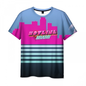 Collectibles Men'S T-Shirt Design Apparel Hotline Miami Merch