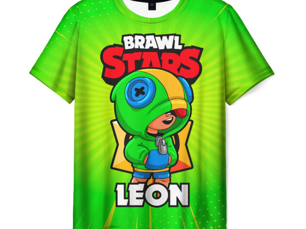 brawl stars leon tee shirt vert