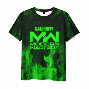 Collectibles Men'S T-Shirt Black Call Of Duty Toxic Flame