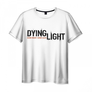 Merchandise Men'S T-Shirt Dying Light White Text