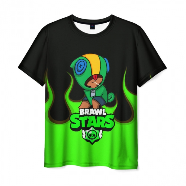 Buy Men S T Shirt Clothes Design Brawl Stars Leon Idolstore - shirt leon brawl stars