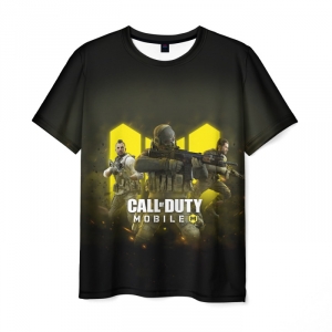 Collectibles Men'S T-Shirt Call Of Duty Mobile Black Print