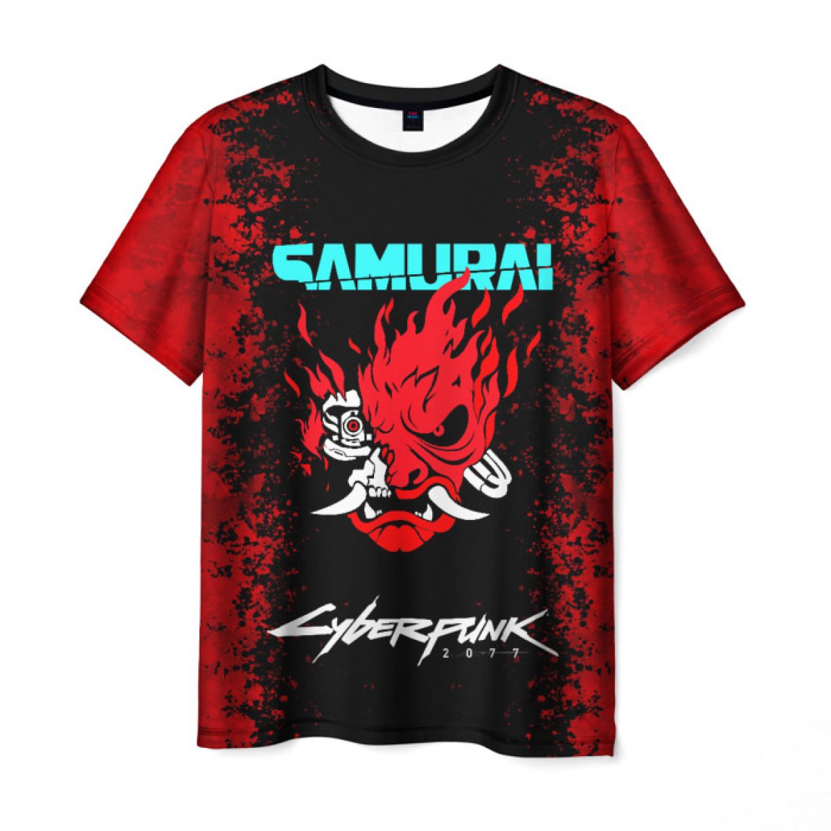 Cyberpunk samurai t shirt фото 4