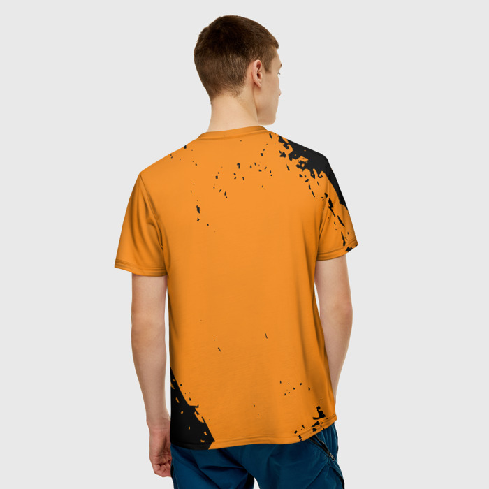 Collectibles Men T-Shirt Half-Life Logo Orange