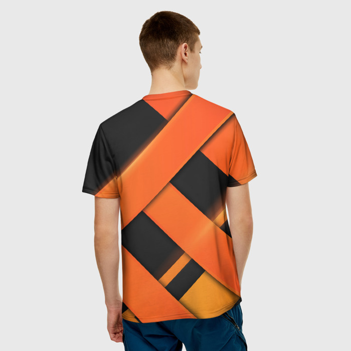 Collectibles Men T-Shirt Metro 2033 Exodus Orange Intersections
