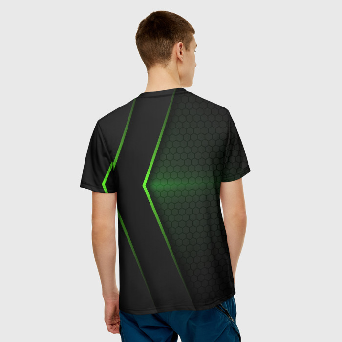 Merchandise Men T-Shirt Metro 2033 Exodus Green Neon