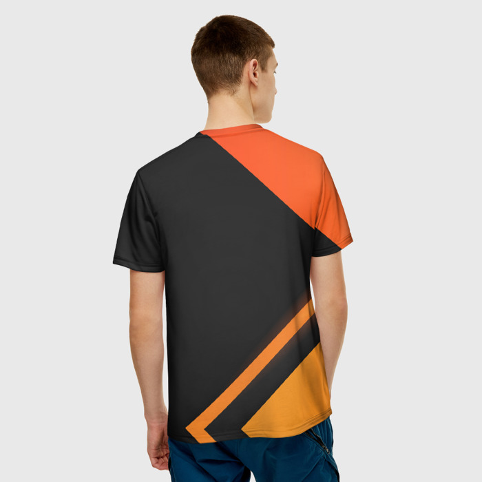 Merch Men T-Shirt Metro 2033 Exodus Orange Light