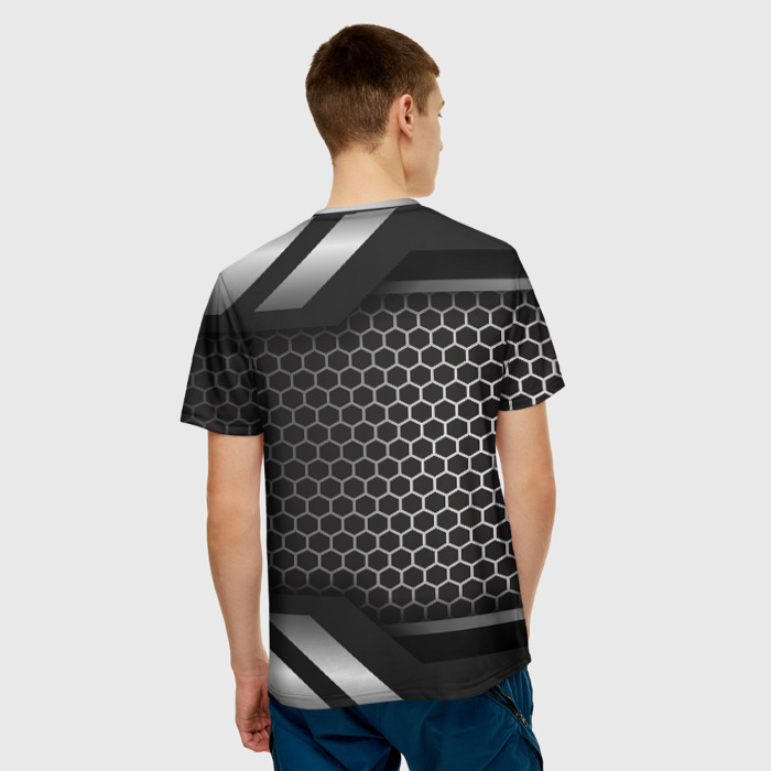 Merchandise Men T-Shirt Cyberpunk 2077 Steel Grid