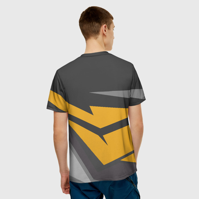 Merch Men T-Shirt Metro 2033 Exodus Earthshake Grey