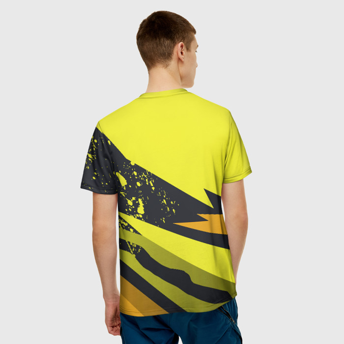 Merchandise Men T-Shirt Metro 2033 Exodus Yellow Splash