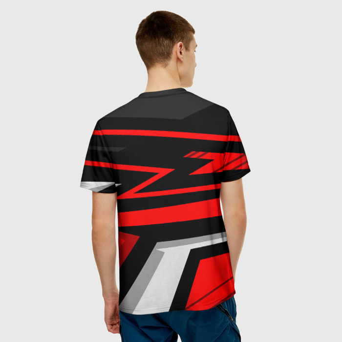 Merchandise Men T-Shirt Borderlands Red Stripes