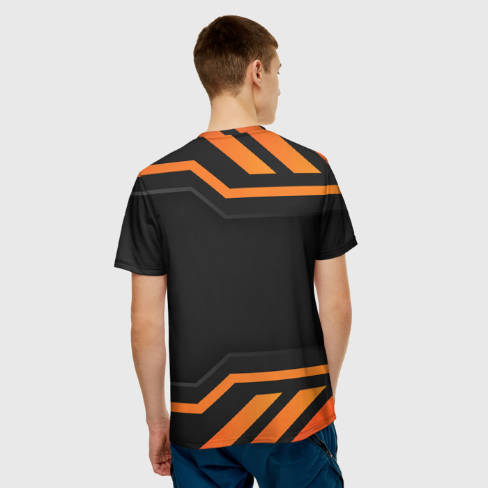 Collectibles Men T-Shirt Borderlands Orange Stripes Style