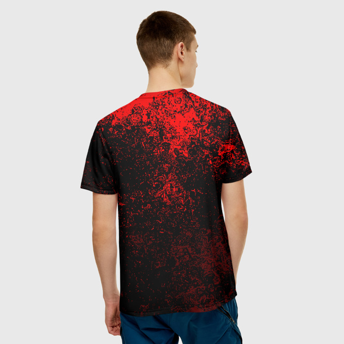 Merchandise Men T-Shirt Gears Of War Black Red Tee