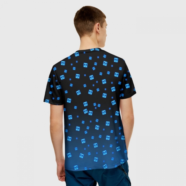 Buy Men S T Shirt Roblox X Marshmello Fortnite Print Idolstore - roblox marshmello t shirt