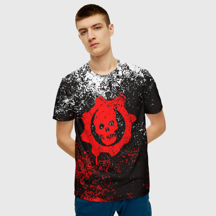 Merchandise Men T-Shirt Gears Of War Splash Omen