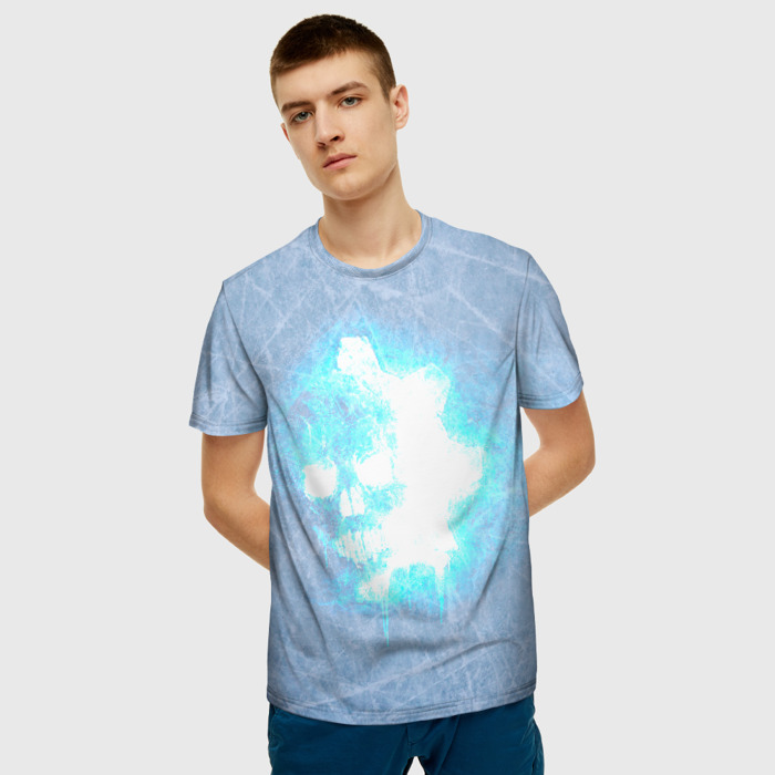 Merchandise Men T-Shirt Gears Of War Bright Ice Omen