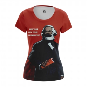 Women’s long sleeve Karl Marx Marxism Red Art Idolstore - Merchandise and Collectibles Merchandise, Toys and Collectibles