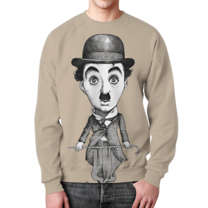 Charlie Chaplin Sweatshirt Actor Art Idolstore - Merchandise and Collectibles Merchandise, Toys and Collectibles 2