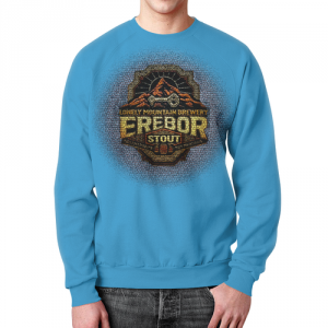 Sweatshirt Stout of Erebor Beer blue print Idolstore - Merchandise and Collectibles Merchandise, Toys and Collectibles 2