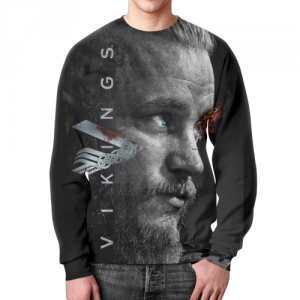 Sweatshirt Vikings portrait design print Idolstore - Merchandise and Collectibles Merchandise, Toys and Collectibles 2