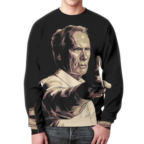 Merchandise Sweatshirt Clint Eastwood Actor Print