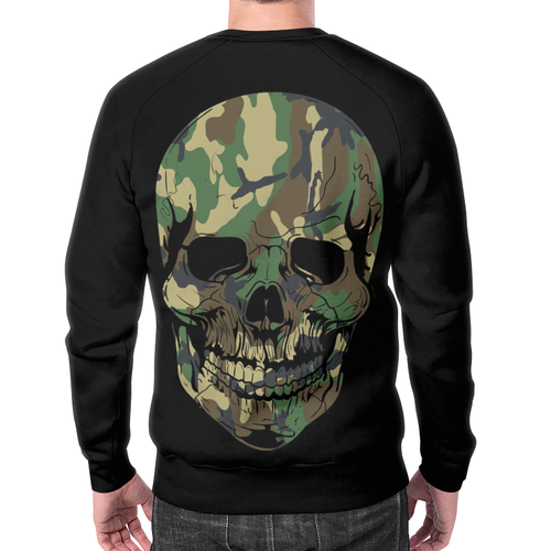Merch Military Skeleton Art Sweatshirt Skull