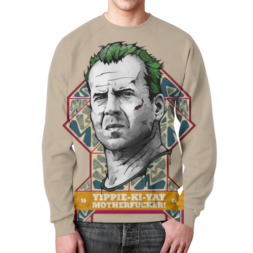 Merchandise Yippee Ki-Yay Sweatshirt Die Hard Bruce Willis