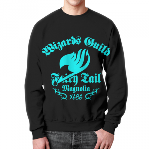 Merch Fairy Tail Black Sweatshirt Fearī Teiru