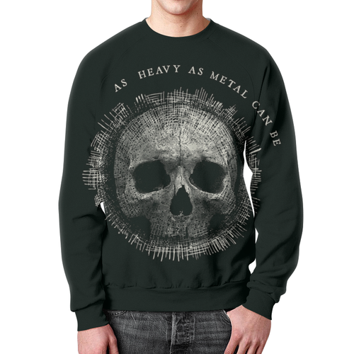Collectibles Heavy Metal Sweatshirt Skull Art Skeleton