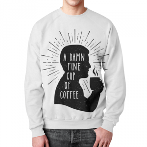 Sweatshirt Twin Peaks a damn fine cup of coffee Idolstore - Merchandise and Collectibles Merchandise, Toys and Collectibles