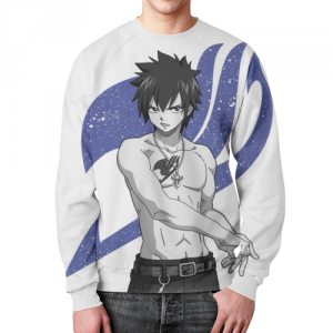 Sweatshirt Fairy Tail Gray Fullbuster Idolstore - Merchandise and Collectibles Merchandise, Toys and Collectibles