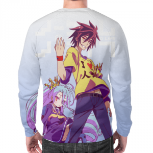 No Game No Life Sweatshirt Old Deus Shiro Idolstore - Merchandise and Collectibles Merchandise, Toys and Collectibles