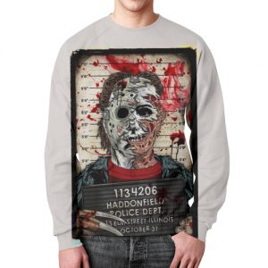 Sweatshirt Art Jason Voorhees Horror Idolstore - Merchandise and Collectibles Merchandise, Toys and Collectibles 2