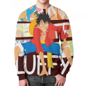 Sweatshirt Anime luffy One Piece Painted Idolstore - Merchandise and Collectibles Merchandise, Toys and Collectibles 2