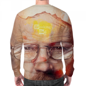 Sweatshirt Heisenberg Breaking Bad face design Idolstore - Merchandise and Collectibles Merchandise, Toys and Collectibles