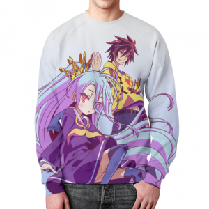 No Game No Life Sweatshirt Old Deus Shiro Idolstore - Merchandise and Collectibles Merchandise, Toys and Collectibles 2