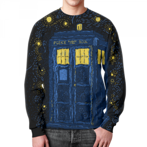Tardis Sweatshirt picture black design Idolstore - Merchandise and Collectibles Merchandise, Toys and Collectibles 2