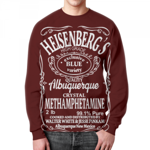 Sweatshirt Breaking Bad brown heisenberg’s print Idolstore - Merchandise and Collectibles Merchandise, Toys and Collectibles 2