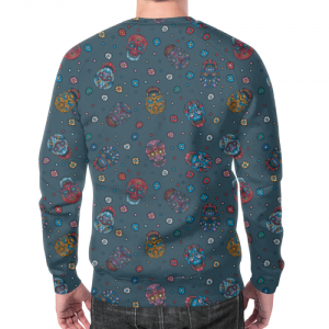 Sweatshirt Floral skull pattern jeans Idolstore - Merchandise and Collectibles Merchandise, Toys and Collectibles
