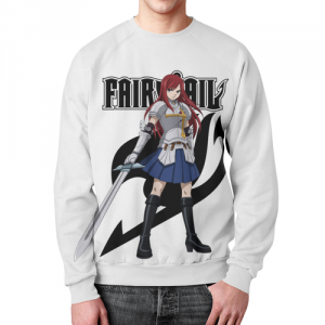 Erza Scarlet Sweatshirt Fairy Tail Idolstore - Merchandise and Collectibles Merchandise, Toys and Collectibles