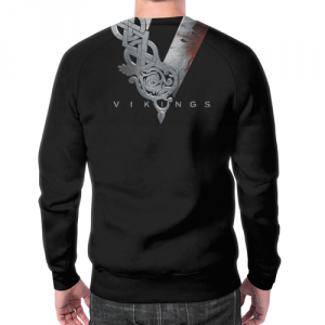Sweatshirt Vikings portrait design print Idolstore - Merchandise and Collectibles Merchandise, Toys and Collectibles